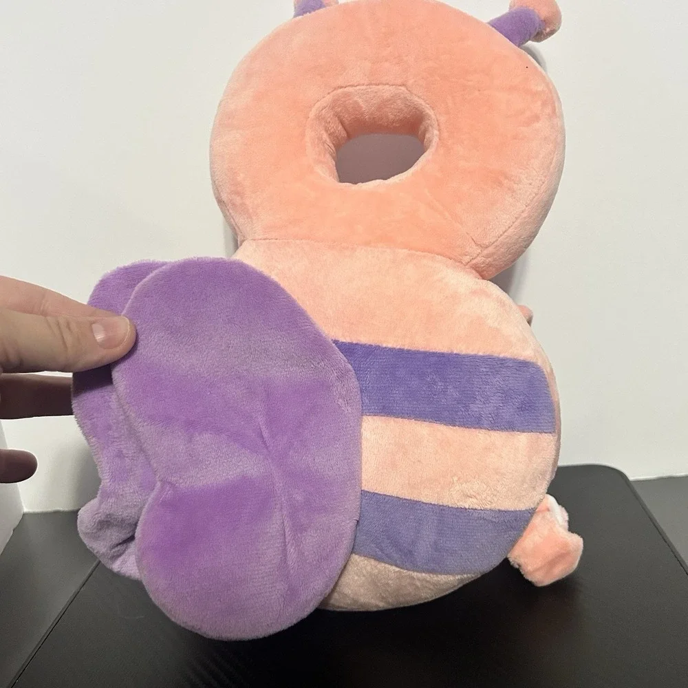 Pink butterfly baby backpack
